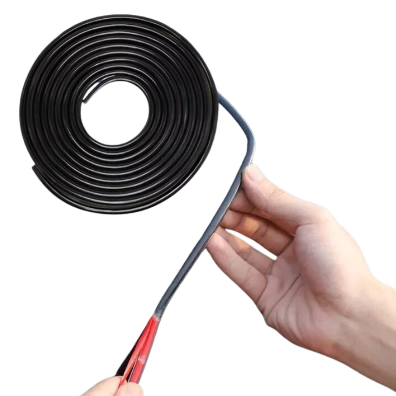 Car Door Edge Protectors 16.25FT Rubber Seal Protector with Adhesive U Shape Car Protection Fit for Most Car