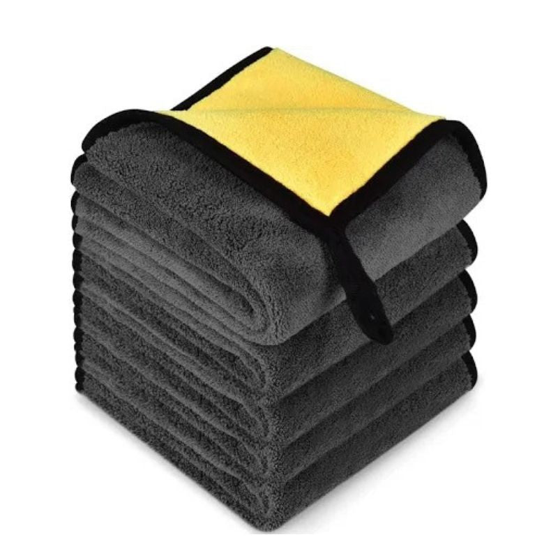 Premium Microfiber Towels Pack of 5-10 - 3 Sizes - 12", 16", 24" Car & Home Microfiber cloths