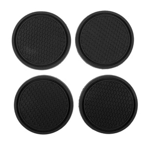 4Pcs Universal Car Cup Holder Anti-Slip Insert Coaster Mat