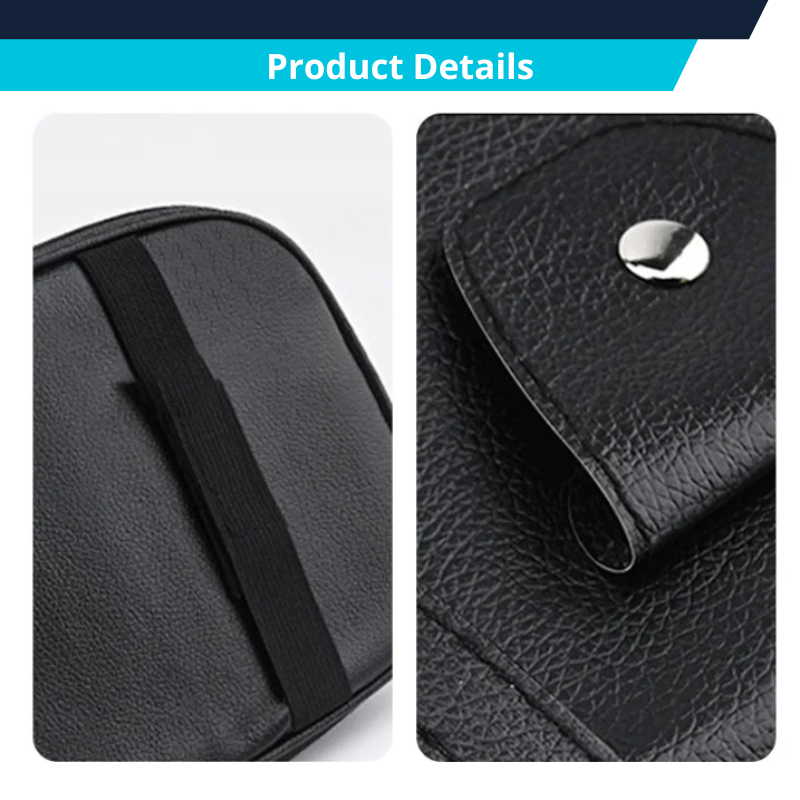 Car Sun Visor Organizer, Multi-Pocket Storage Pouches for Cars, SUVs, Trucks For Cards, id, Glasses