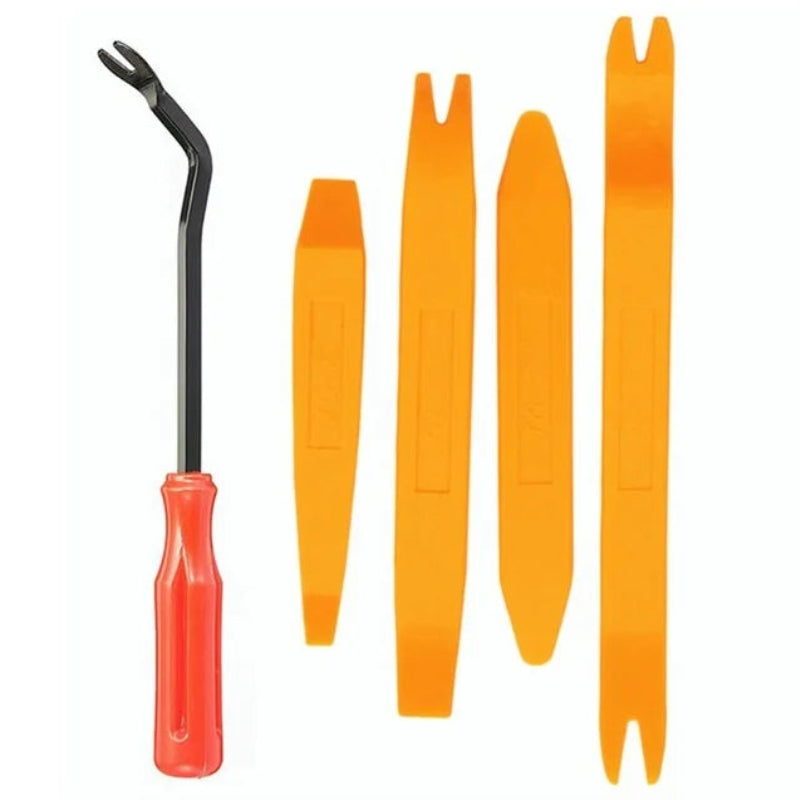 5 PCS Car Trim Removal Tool Kit Scratch Resistant For Door Panels, Car Clips, Molding, Dashboards, Interior Trims