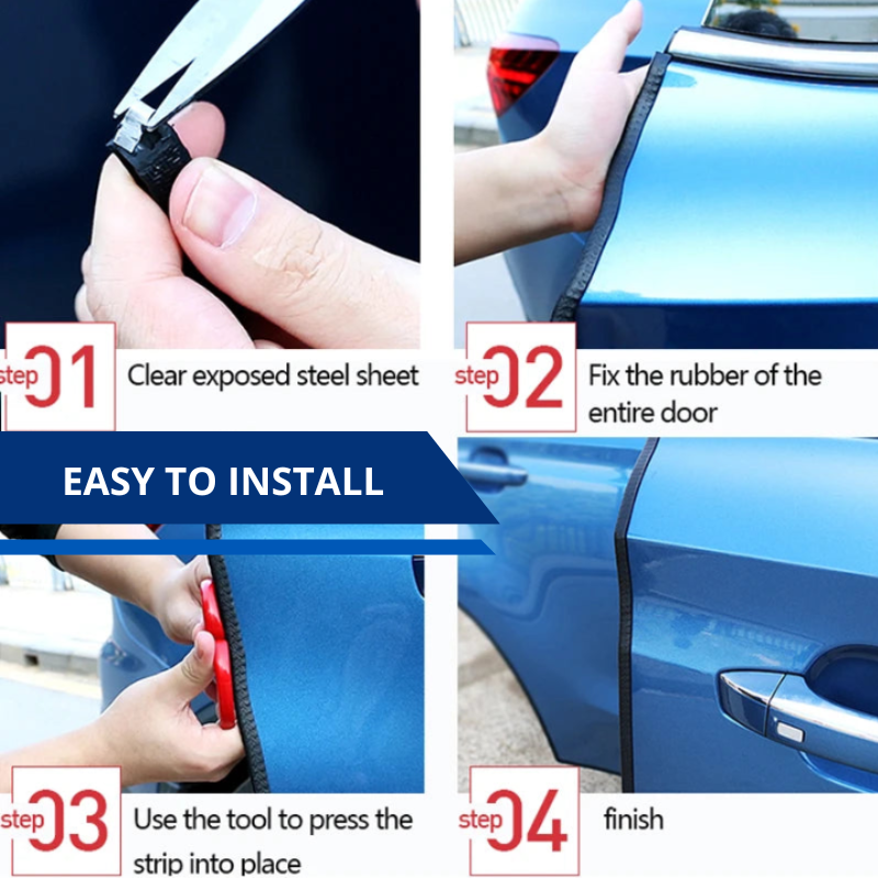 Car Door Edge Guards Protector 6.5ft-32.5ft / 2M-10M No Glue U Shape for Cars Trucks Sedans SUV