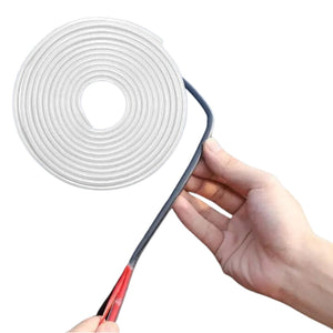 Car Door Edge Protectors 16.25FT Rubber Seal Protector with Adhesive U Shape Car Protection Fit for Most Car