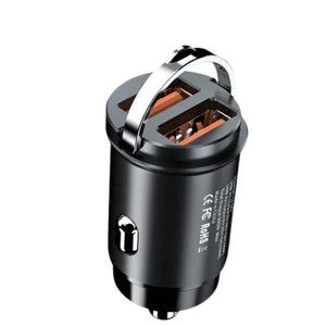 Hidden Mini 100W Type C USB Car Charger Fast Charging for iPhone Samsung Lighter Charger