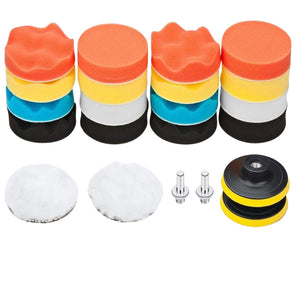 Car Polishing Kit Sponge Pads Foam Pad Buffer Polishing Wax Pads to Remove Scratches