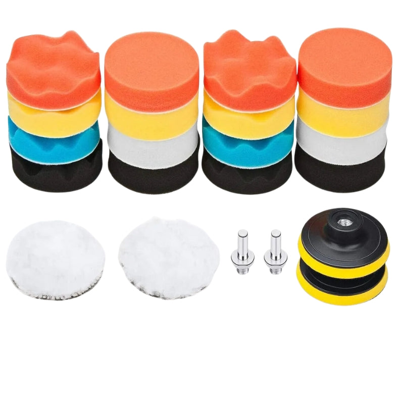 Car Polishing Kit Sponge Pads Foam Pad Buffer Polishing Wax Pads to Remove Scratches
