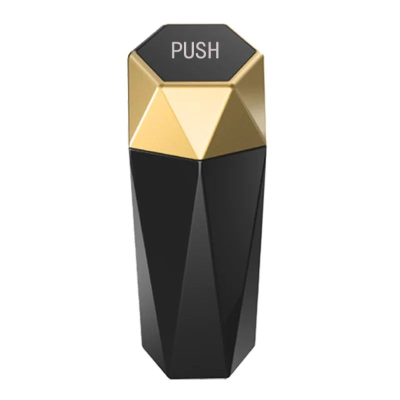 Best Car Cup Holder Trash Can, 19oz / 550ml Leakproof Mini Trash with Lid for Car and Home