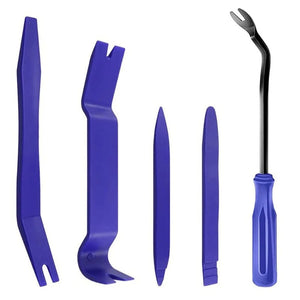 5 PCS Car Trim Removal Tool Kit Scratch Resistant For Door Panels, Car Clips, Molding, Dashboards, Interior Trims