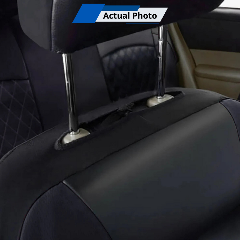 Leather Car Seat Cover Full Surrounded Seat Protector Waterproof Universal Fit Car SUV Truck Seat