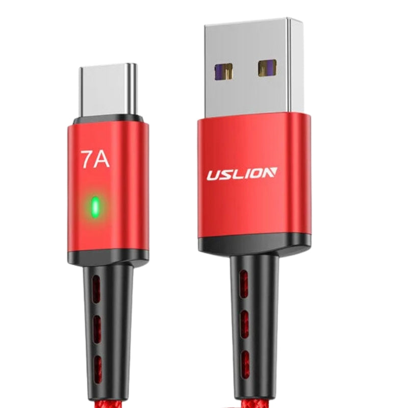 7A Fast Type C Cell Phone Charging Cable USB C to USB C Fast Data Cord For iOS Samsung