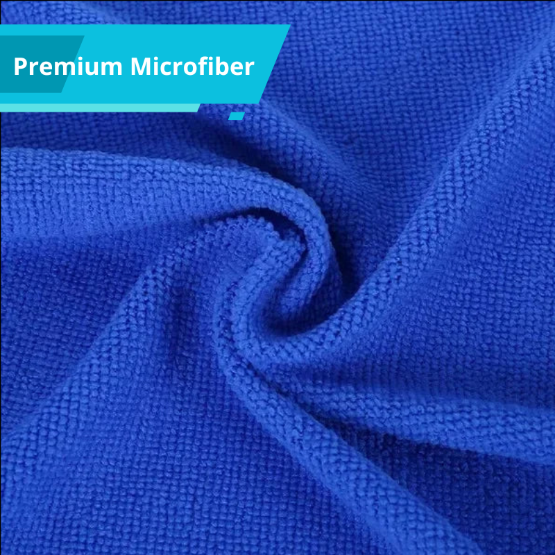 Premium Grade Microfiber Towels 12" x 12" 10 - 20 Pak - Safe for Car Wash Home Cleaning & Pet Drying Cloths