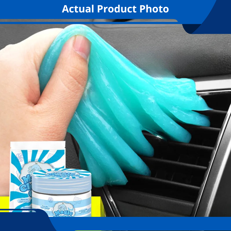 Car Cleaning Gel Reusable Universal Detailing Kit Great for Home and Office Car Air Vents Interior Keyboard Cleaner