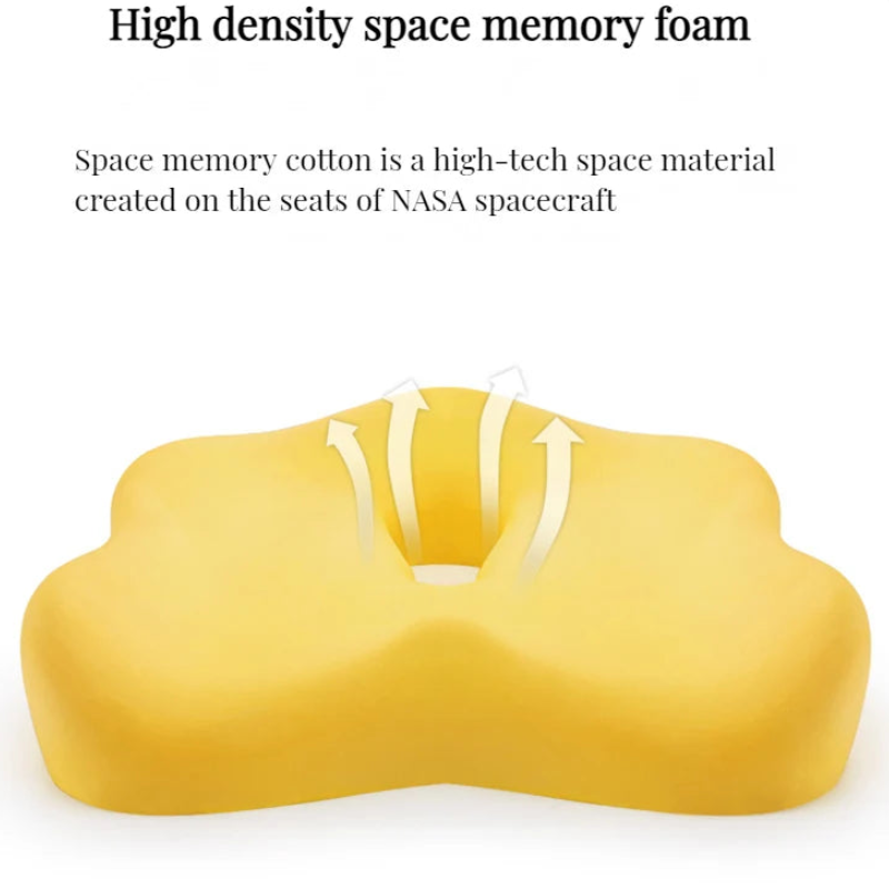 Memory Foam Seat Cushion for Lower Back Pain Relief Donut Pillow for Tailbone Pain Relief and Support