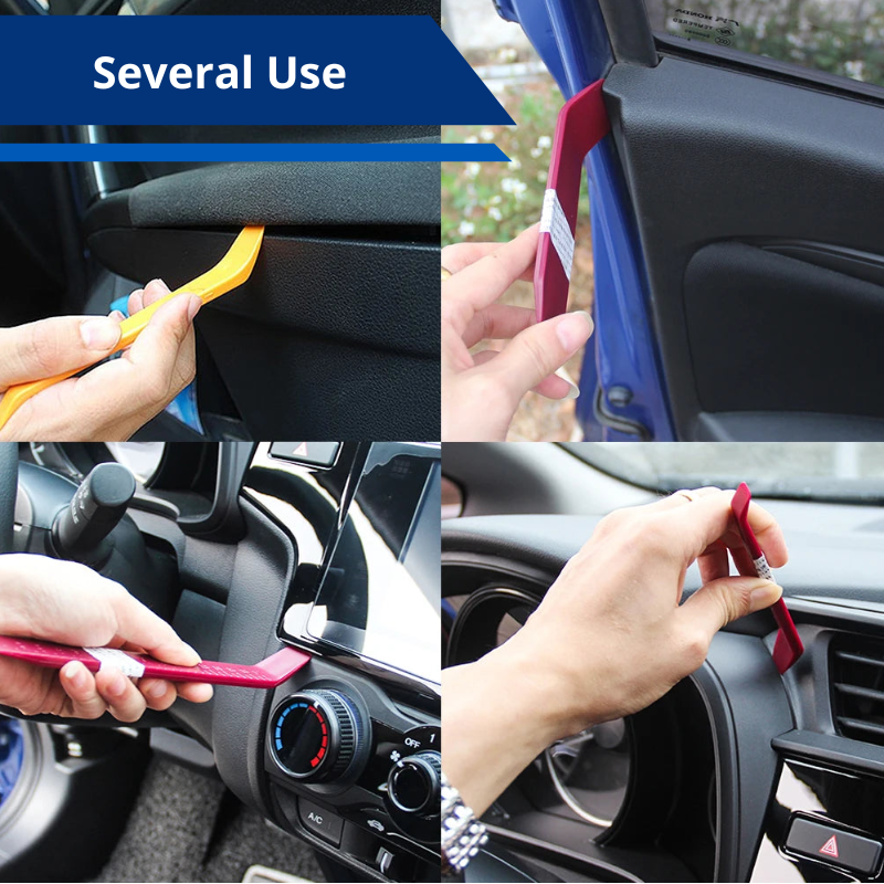 5 PCS Car Trim Removal Tool Kit Scratch Resistant For Door Panels, Car Clips, Molding, Dashboards, Interior Trims