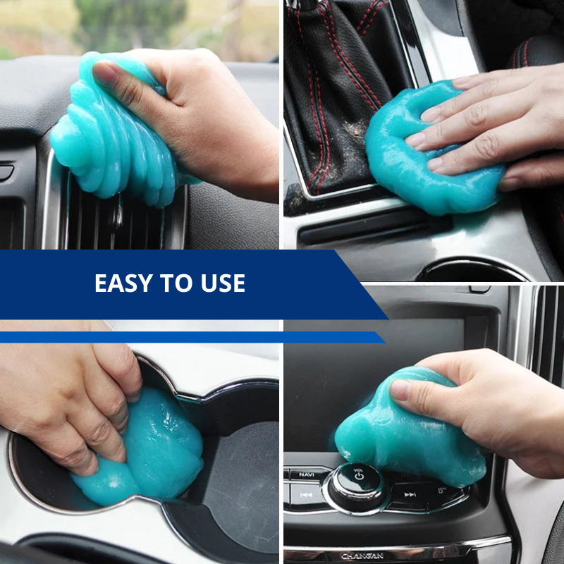 Car Cleaning Gel Reusable Universal Detailing Kit Great for Home and Office Car Air Vents Interior Keyboard Cleaner