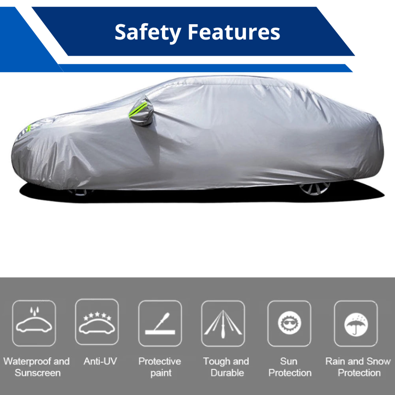Universal Car Cover For Sedan / SUV Sizes S-XXL Waterproof Scratch-Resistant UV Protection