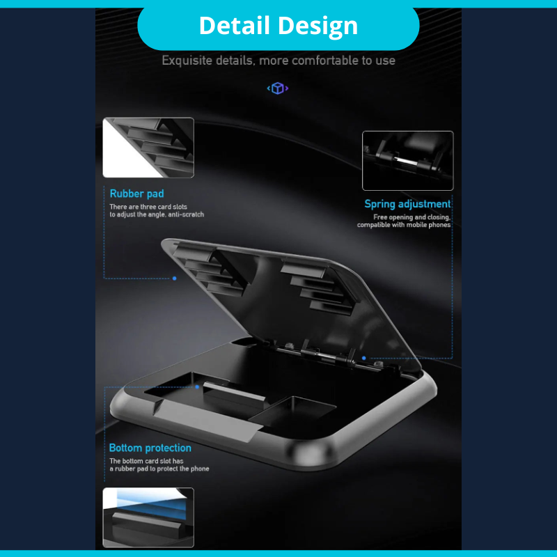 Anti-Slip Silicone Car Phone Holder, Universal Dashboard Phone Holder, Adjustable With Silicone Suction Pad