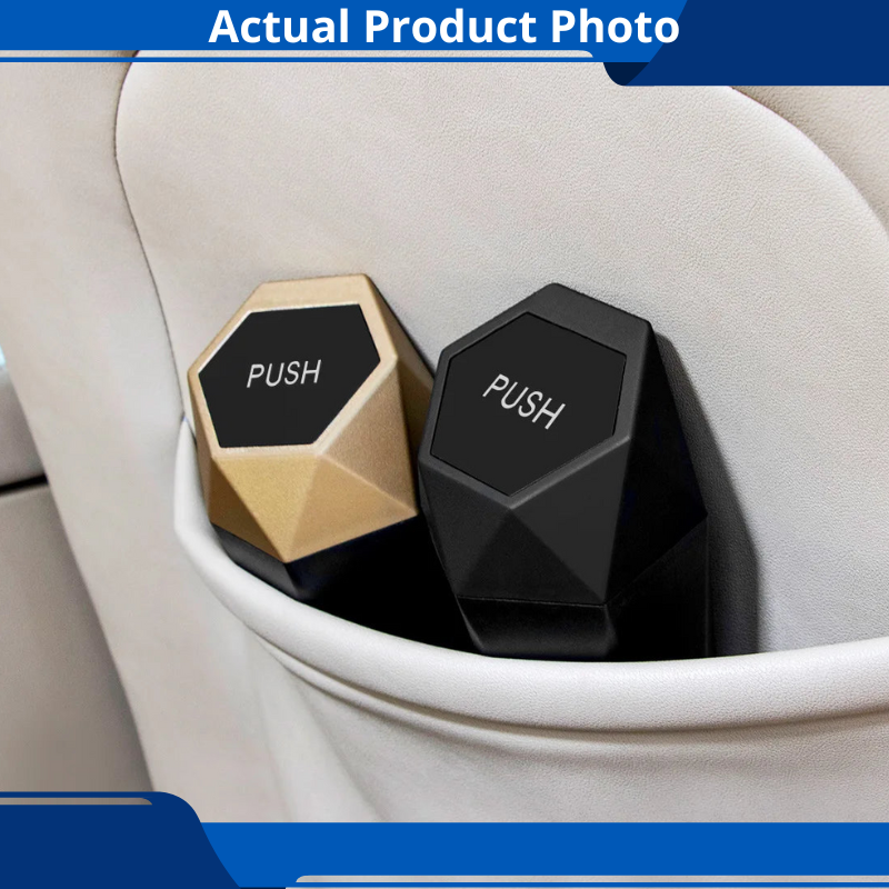 Best Car Cup Holder Trash Can, 19oz / 550ml Leakproof Mini Trash with Lid for Car and Home