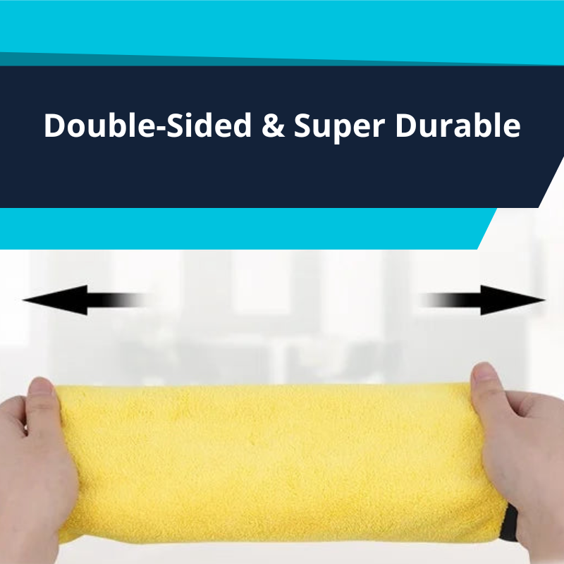 Premium Microfiber Towels Pack of 5-10 - 3 Sizes - 12", 16", 24" Car & Home Microfiber cloths