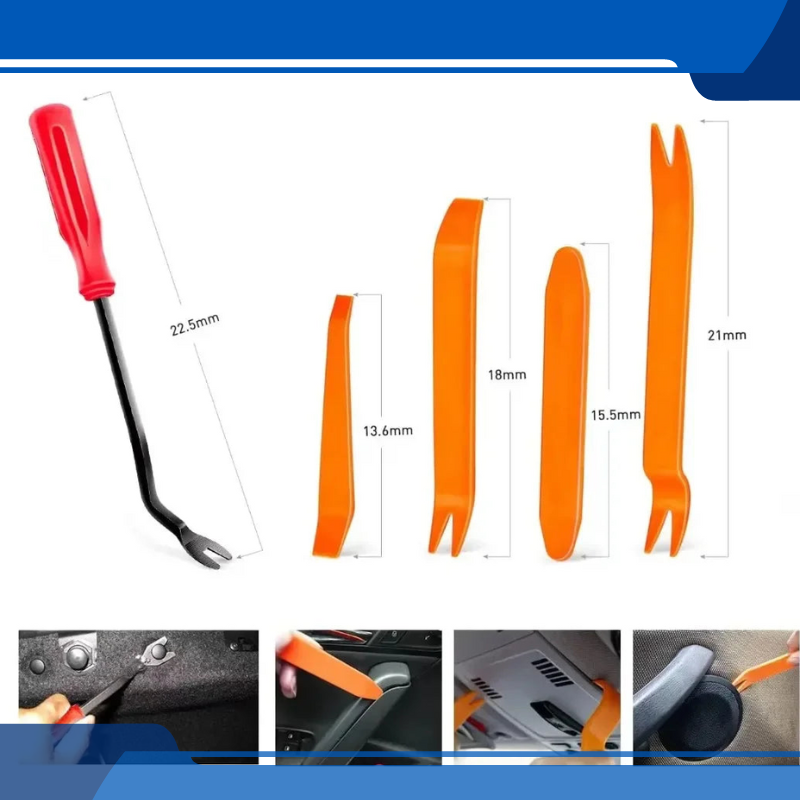 845pcs With Car Push Retainer Clips & Auto Fastener Assortment -16 Most Popular Sizes for Toyota GM Ford Honda Acura Chrysler