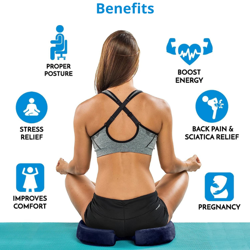 Gel Car Seat Cushion Non-slip Memory Foam Coccyx Cushion Office Chair Cushion