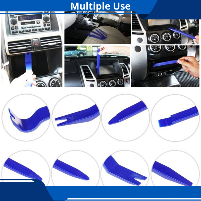 5 - 12 pcs Car Trim Removal Tool Set, Door Panel, Fastener Removal, Clip, Molding, Dashboards, Interior Trim Tools