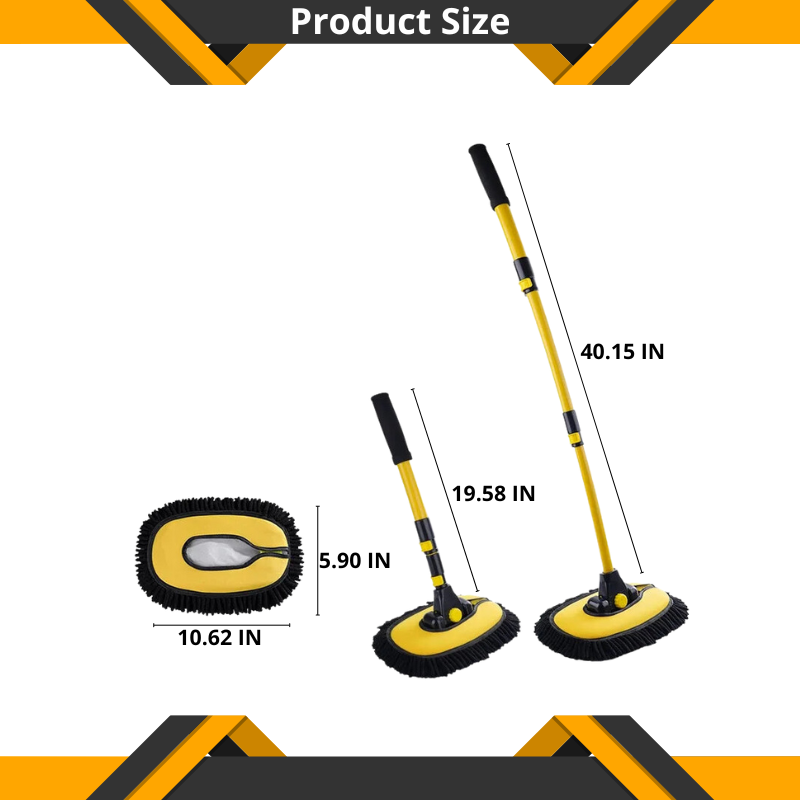 Extendable Car Washing Brush Telescopic Car Cleaning Mop Long Handle