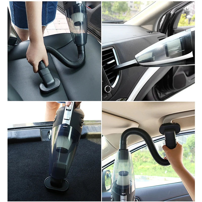 Wireless Vacuum Cleaner Powerful Cyclone Suction Rechargeable for Car Home Pet Hair