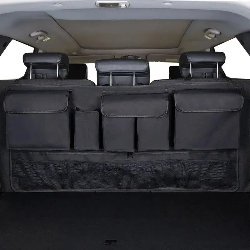 Back Seat Car Trunk Hanging Organizer With 9 Pockets Oxford Waterproof Multi-pocket Organizer