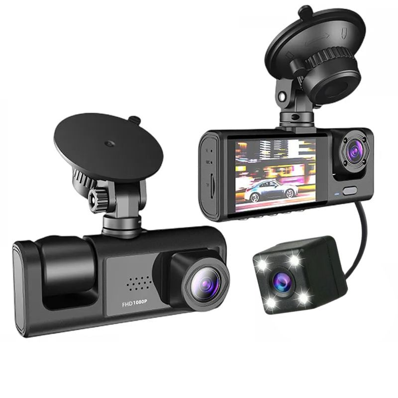 High Resolution Dash Camera Full HD Front Rear Camera 3.16” IPS Screen Night Vision 170°Wide Angle WDR