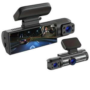 Dual Dash Cam 170°Wide Angle 1080P HD Lens 3.16in Dual Lens IR Night Vision Loop Recording