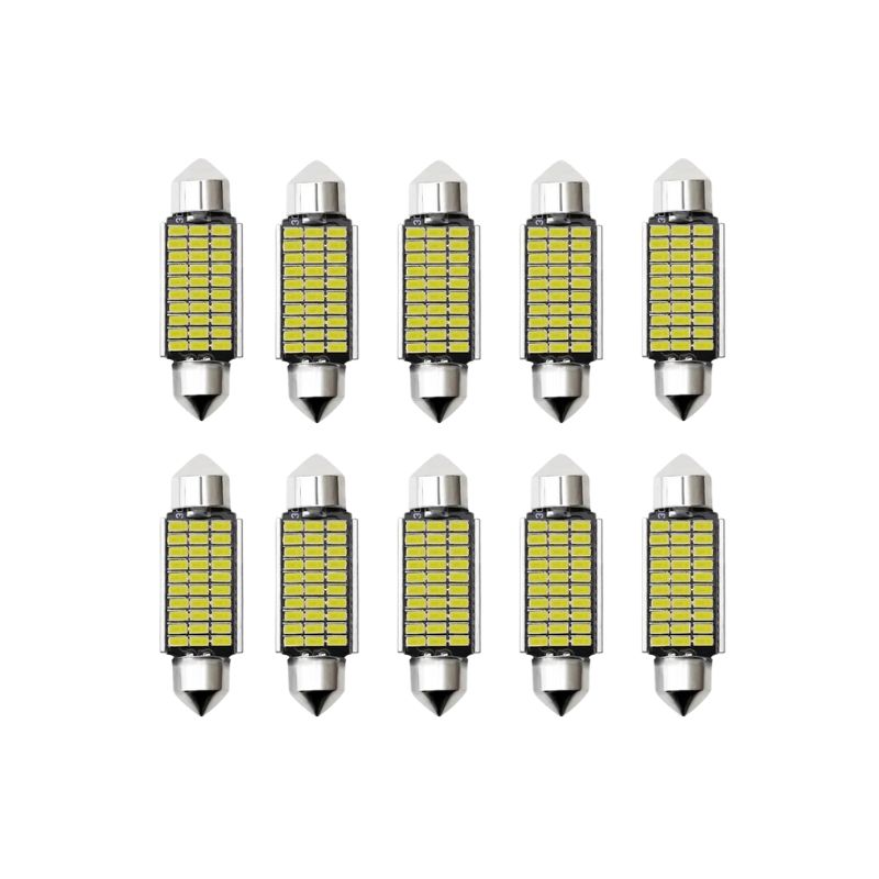 High-Quality Super Bright LED Bulb C5W C10W 31, 36, 39, 41mm Car Interior Dome Light And More