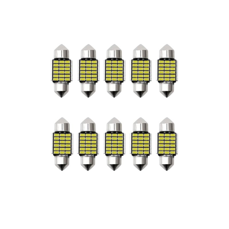 High-Quality Super Bright LED Bulb C5W C10W 31, 36, 39, 41mm Car Interior Dome Light And More