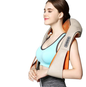 Shiatsu Back and Neck Massager with Heat Deep Kneading Shoulder Pain Massage for Car or Home