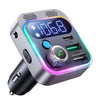 4 Port USB Car Charger Type C Bluetooth 5.3 FM Transmitter PD 250W Fast Charging for iOS Samsung